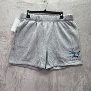 Discovery Shorts Womens Size XL Gray Shark Week‎ 88 Pockets Lounge Comfy Casual